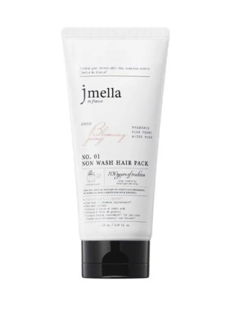 Парфюмированная несмываемая маска-бальзам для волос Jmella In France Blooming Peony Non Wash Hair Pack, 200 мл